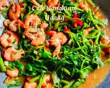 Foto langkah ke 4 dari resep Cah Kangkung Udang 🍤.