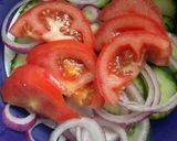 Foto del paso 5 de la receta: Pollo horneado con ensalada de pepino