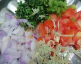 Mix Vegetables Besan Dhokla recipe step 2 photo