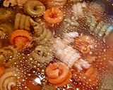 A picture of step 1 of Trottole Pasta Skewers.