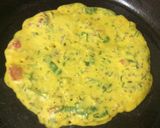 A picture of step 3 of Veg masala omelette.
