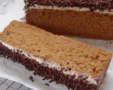 Foto langkah ke 8 dari resep Bolu Mocha/moka, lembut yummy.