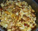 A picture of step 6 of Gobhi chicken.
