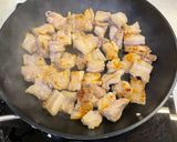 A picture of step 2 of Korean Garlic Pork Belly.