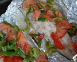 Foto del paso 5 de la receta: 🐟 Lubina con verduras🍅🫑 en papillote🦋