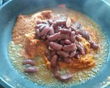 A picture of step 6 of Rajma curry.