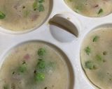 A picture of step 4 of Veg idli.