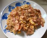 รูปขั้นตอนการทำที่ 5 ของ ข้าวผัดเบคอน
