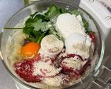 A picture of step 2 of Ground Beef Cutlets with Herbs.