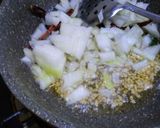 A picture of step 5 of Beans poriyal.