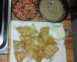 A picture of step 5 of Nachos with Mexican Salsa and Sausage.