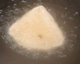 A picture of step 5 of Badam puri.
