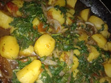 Spinach potatoes