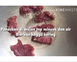 Foto langkah ke 2 dari resep Dendeng Kering bumbu Padang.