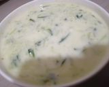 A picture of step 2 of Cucumber raita.