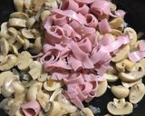 Foto del paso 2 de la receta: Salsa de champiñones con jamón
