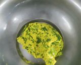 A picture of step 3 of Methi kofta in kadhi.