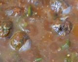 A picture of step 5 of Veg Manchurian gravy.