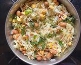A picture of step 3 of Karnataka Special Rice Chitrana.