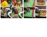 Foto del paso 1 de la receta: Ensalada de pimientos asados con bacalao