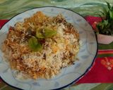 A picture of step 11 of Sindhi Biryani.