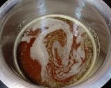A picture of step 2 of Tamil style Panakam / jaggery drink.