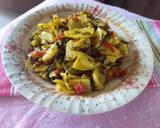 Potato with spring onion fenugreek leaves recipe step 3 photo