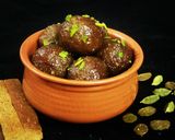 A picture of step 7 of Bread Gulab Jamun.