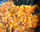 A picture of step 2 of Mutton tahari in my style.