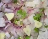 A picture of step 2 of Radish leaves vegetable (Mooli aur us Ke paton ki sabzi).