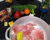 Foto del paso 1 de la receta: Cerdo en salsa BBQ