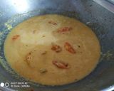 A picture of step 3 of Malai prawn.