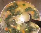 A picture of step 4 of Healthy detox chicken soup.