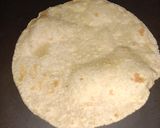 A picture of step 7 of Jowar Bhakri (Roti).