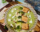 ब्रोकोली पालक सूप(broccoli spinach soup recipe in Hindi) रेसिपी चरण 4 फोटो