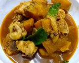 รูปขั้นตอนการทำที่ 7 ของ แกงพริกไก่ใส่ฟักทอง