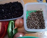 Foto del paso 1 de la receta: Hamburguesas de porotos negros y lentejas - Vegan 🌱