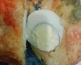 A picture of step 7 of Cheezy potato nargasi kofty with California french dressing.