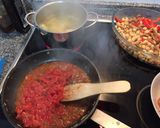 Foto del paso 4 de la receta Arroz al horno con setas y chorizo improvisado