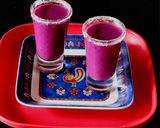 A picture of step 3 of JAMUN (BLACK INDIAN BERRY) SHOTS.