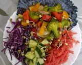 A picture of step 7 of Purple cabbage and Broccoli Salad.