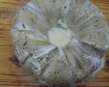 Foto del paso 15 de la receta: Budín de merluza relleno con crema de puerros al roquefort