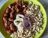 Sertéspörkölt recept fázis 7 fotója
