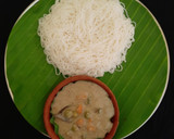 A picture of step 7 of String hopper/ Idiyappam.