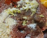 Gyümölcsös, zöldséges, húsos egytál étel recept fázis 3 fotója