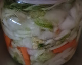 Foto del paso 5 de la receta: Fermentado de akusai o col china 🥬 (entre el kimchi y el chucrut, mi fermentado) 🥬