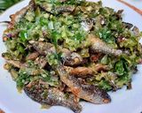 Foto langkah ke 7 dari resep Ikan Bilih Lado Hijau.