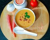 A picture of step 3 of Red lentil soup.