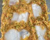 Foto del paso 5 de la receta Merluza al horno con mayonesa y guarnición de la mía mamma