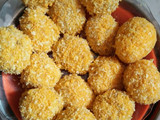 Perkedel kentang lapis tepung roti